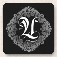 Elegant Goth Initial U