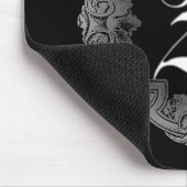 Elegant Goth Initial Z Mousepad (Ecke)