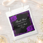 Elegant Goth Lila Rose Geschenktütchen (Ausgeschnitten)