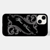 Elegant Goth Swirl Design iPhone 6 Fall Case-Mate iPhone Hülle (Rückseite (Horizontal))