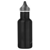 Elegant Goth Swirl Design Trinkflasche (Links)