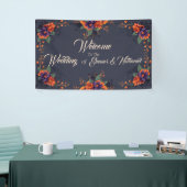 Elegant Gothic 3D Floral Wedding Banner (Messeveranstaltung)