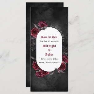 Elegant Gothic bis Tode machen uns Save the Date T
