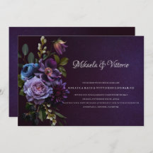 Elegant Gothic Dark Blume Wedding