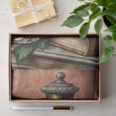 Elegant Gothic Floral & Raven Furniture Decoupage Seidenpapier (Geschenk)