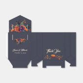 Elegant Gothic Floral Simple Dankeschön Box Geschenkschachtel (Ungefaltet)