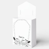 Elegant Gothic Floral Wedding Geschenkschachtel (Geöffnet)