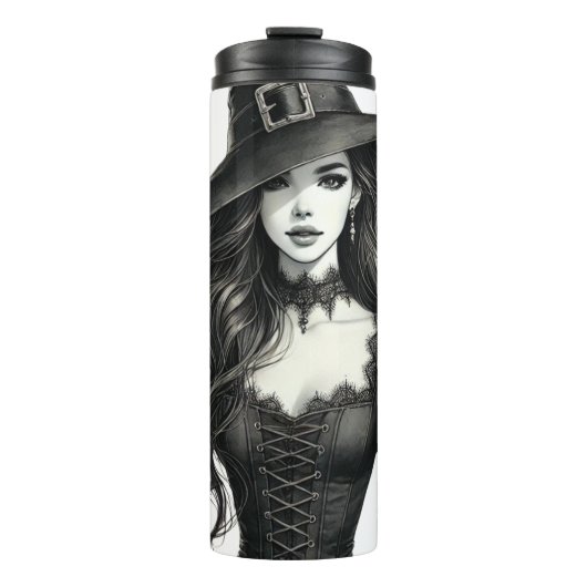 Elegant Gothic Hexe Moon Tasse (Vorderseite)