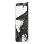 Elegant Gothic Hexe Moon Tasse (Nach links gedreht)