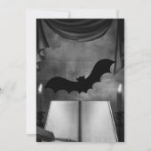 Elegant Gothic Hochzeit speichern Sie das Datum Ei Einladung (Rückseite)