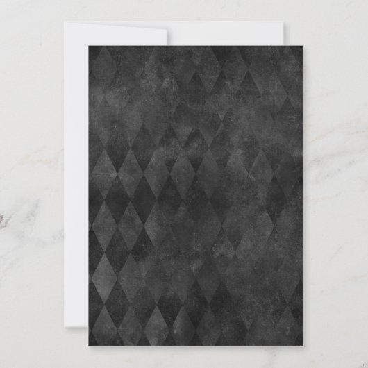 Elegant Gothic Save the Date (Rückseite)