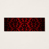 Elegant Gothic Save the Date Mini-Buchmarkierungen (Rückseite)