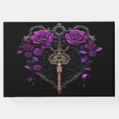 Elegant Gothic Wedding Gästebuch (Rückseite)