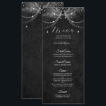 Elegant Gothic Wedding Menu Menükarte<br><div class="desc">Elegant Gothic Wedding Menu</div>