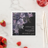 Elegant Gothic Wedding Serviette (Beispiel)