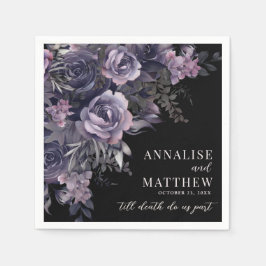 Elegant Gothic Wedding Serviette