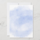 Elegant Gown Illustration with  Bridal Shower Einladung (Rückseite)