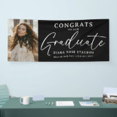Elegant Grad Foto Herzlichen Glückwunsch Graduate Banner (Messe)