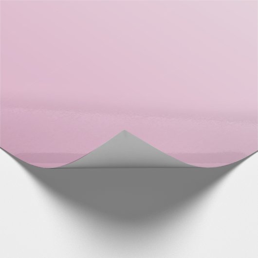 Elegant Gradient Coral Pink Geschenkpapier (Ecke)