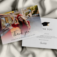 Elegant Graduate Foto Script Abschluss 2025