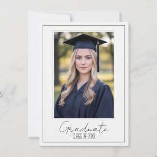 Elegant Graduation Party Invitation Einladung