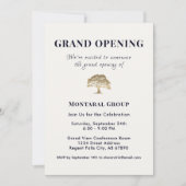 Elegant Grand Opening Einladung (Vorderseite)