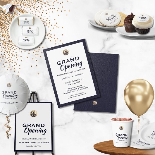 Elegant Grand Opening Einladung