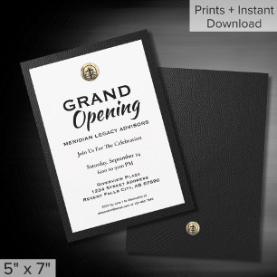 Elegant Grand Opening Einladung