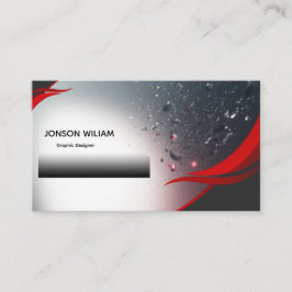 Elegant Graphic Designer Business Card | Custom Visitenkarte