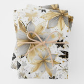 Elegant Graphic Starburst Motif Geschenkpapier Set (Beispiel)