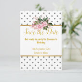 ELEGANT GRAU WEISS SCHWARZER SPOT-REAKTION RSVP-KA RSVP KARTE (Stehend Vorderseite)