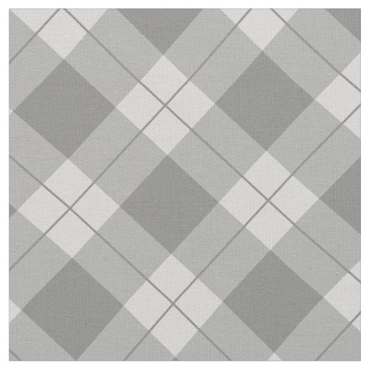 Elegant Gray Kariert | Stoff (Nahaufnahme)