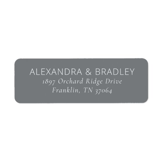 Elegant Gray Minimalist (Vorne)