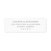 Elegant Gray Minimalist (Vorne)