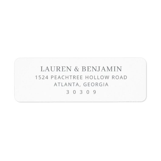 Elegant Gray Minimalist (Vorne)