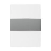 Elegant Gray Minimalist Typographic Einladungsbanderole (Rückseitenbeispiel)