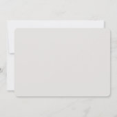 Elegant Gray Pencil Sketch Twig Boy Baby Shower Einladung (Rückseite)