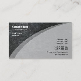Elegant Gray Skin Visitenkarte