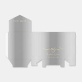 Elegant Gray Wedding Geschenkschachtel (Ungefaltet)