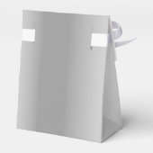 Elegant Gray Wedding Geschenkschachtel (Rückseite)