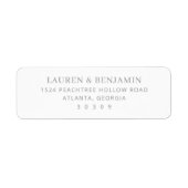 Elegant Grayscale Minimalist (Vorne)