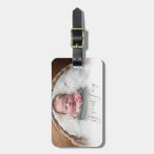 Elegant Great Joy Foto Gepäckanhänger (Vorderseite vertikal)