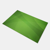 Elegant Green Abstrakt Fußmatte (Schrägansicht)