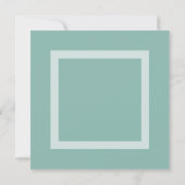 Elegant Green Apple World's Best Teacher Card (Rückseite)