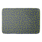 Elegant Green &blue Abstract pattern Badematte (Vorderseite)
