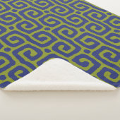 Elegant Green &blue Abstract pattern Sherpadecke (3/4)
