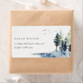 Elegant Green Blue Pine Woods Forest Birds Address (Insitu)