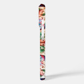 ELEGANT GREEN BLUE PINK RED FLORAL FANTASY Case-Mate iPhone HÜLLE (Rückseite / Links)