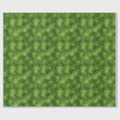 Elegant Green Christmas Geschenkpapier (Flach)