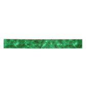 Elegant Green Christmas Satinband (Vorderseite)